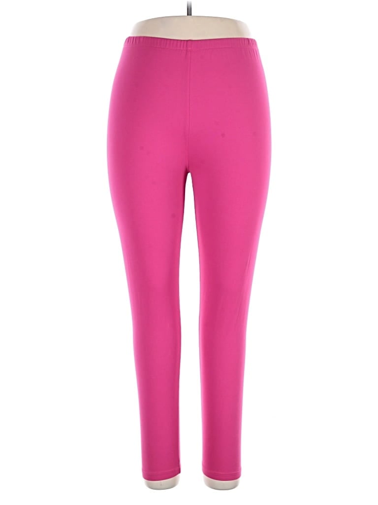 Pre-owned Zenana Active Pants In Pink