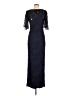 JS Collections 100% Nylon Black Cocktail Dress Size 6 - photo 2