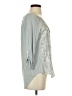 Tiny Metallic Silver 3/4 Sleeve Blouse Size XS - photo 4