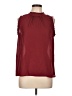 Gibson 100% Polyester Burgundy Sleeveless Blouse Size L - photo 1