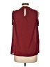 Gibson 100% Polyester Burgundy Sleeveless Blouse Size L - photo 2