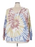 Torrid Tie-dye Ivory Pullover Sweater Size 4X Plus (4) - photo 1