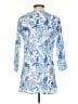 Roberta Roller Rabbit Paisley Blue 3/4 Sleeve Blouse Size S - photo 2
