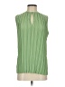 MNG Green Sleeveless Blouse Size XS - photo 1