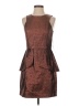 Kensie Metallic Brown Cocktail Dress Size 4 - photo 1