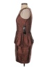 Kensie Metallic Brown Cocktail Dress Size 4 - photo 5