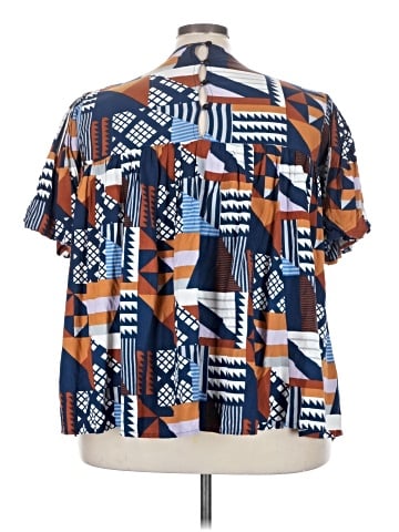 Porridge Short Sleeve Blouse (view 2)