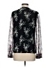 Equipment 100% Silk Black Long Sleeve Silk Top Size XS - photo 2