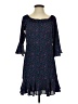 Aqua 100% Polyester Blue Casual Dress Size S - photo 1