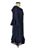 Aqua 100% Polyester Blue Casual Dress Size S - photo 4