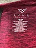 LIVI Active Burgundy Long Sleeve Top Size 18 - photo 7