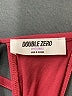 Double Zero Solid Burgundy Casual Dress Size S - photo 7
