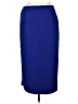 Plaza South 100% Polyester Solid Blue Formal Skirt Size 16 - photo 1