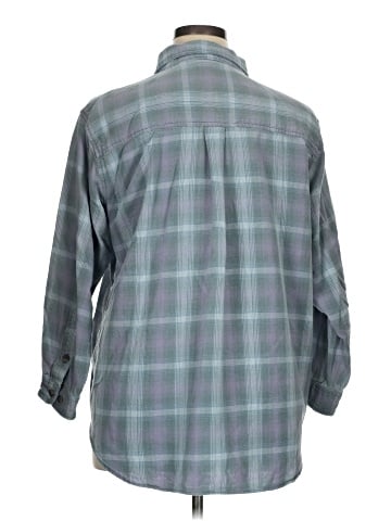 Cherokee 3/4 Sleeve Button-Down Shirt (view 2)