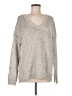 Vince. Metallic Silver Pullover Sweater Size M - photo 1