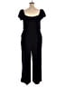 Old Navy 100% Rayon Solid Black Jumpsuit Size XL - photo 2