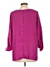 Cynthia Steffe 100% Polyester Purple 3/4 Sleeve Blouse Size L - photo 2