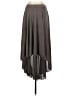 Free People 100% Polyester Solid Gray Formal Skirt Size S - photo 1