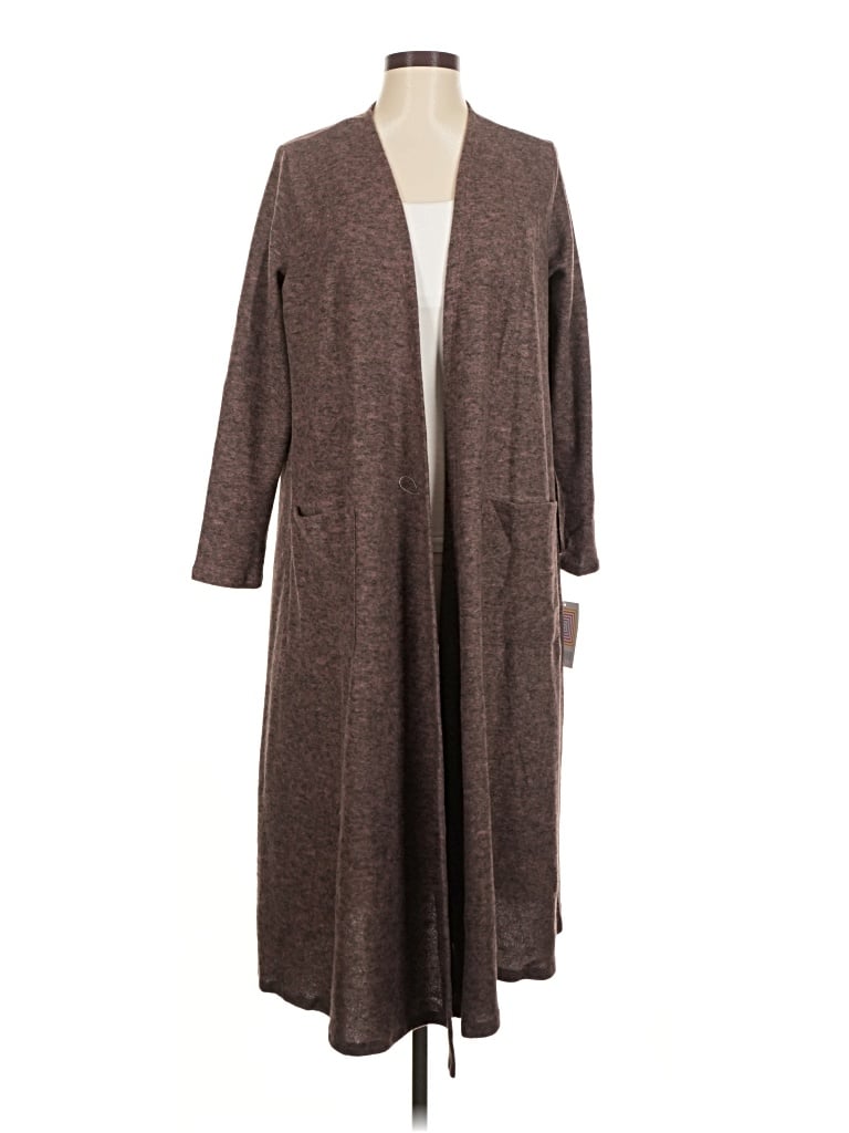 Pre-owned Lularoe Cardigan Sweater In Brown