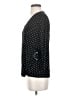 Laura Ashley Polka Dots Black 3/4 Sleeve Blouse Size S - photo 5