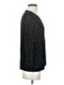 Laura Ashley Polka Dots Black 3/4 Sleeve Blouse Size S - photo 4