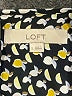 Ann Taylor LOFT 100% Polyester Yellow Sleeveless Blouse Size S - photo 7