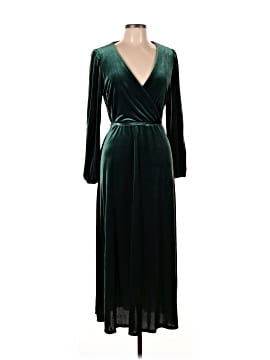 chinese dress ladies Lyndon Long Sleeve Slinky Maxi Dress / Black | Meshki