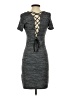 Unbranded Solid Gray Casual Dress Size XS (estimated) - photo 2