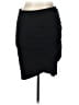 Leith Solid Black Casual Skirt Size L - photo 1