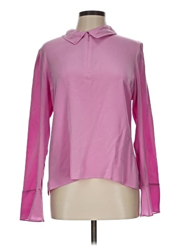 Etcetera Long Sleeve Silk Top (view 1)