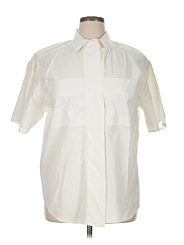Susan Hutton Short Sleeve Button-Down Shirt (view 1)