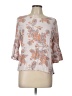 Numph Orange Gray 3/4 Sleeve Blouse Size EU 42 / US 12 - photo 1