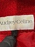 Audrey Celine 100% Polyester Red Coat Size L - photo 6