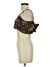 Unbranded Floral Black Sleeveless Top Size XS (estimated) - photo 5