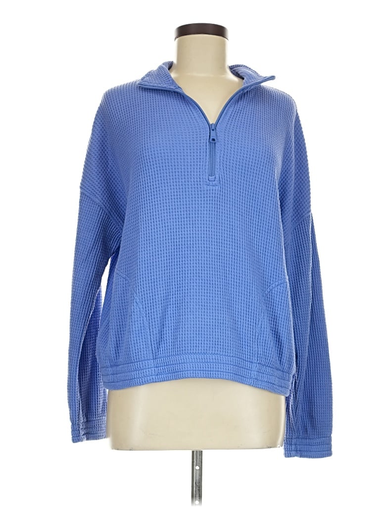 Pre-owned Aerie Pullover Sweater In Blue