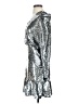 MICHAEL Michael Kors 100% Polyester Metallic Silver Cocktail Dress Size XS - photo 5