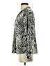Unbranded 100% Polyester Animal Print Silver Long Sleeve Blouse Size S - photo 5