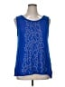 Apt. 9 100% Rayon Blue Sleeveless Blouse Size XL - photo 1
