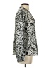Unbranded 100% Polyester Animal Print Silver Long Sleeve Blouse Size S - photo 4