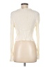 Topshop Ivory Long Sleeve Top Size 8 - photo 2