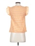 Shein 100% Polyester Orange Short Sleeve Top Size 2 - photo 2