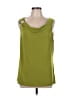 MICHAEL Michael Kors Green Sleeveless Blouse Size L - photo 1