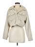 La Bijou 100% Polyester Ivory Faux Fur Jacket Size M - photo 1