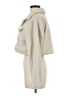 La Bijou 100% Polyester Ivory Faux Fur Jacket Size M - photo 5