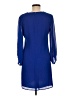Eliza J 100% Polyester Solid Blue Casual Dress Size 8 - photo 2