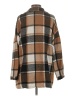 Unbranded 100% Polyester Plaid Brown Coat Size S - photo 2