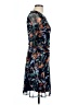 En Focus Studio Print Blue Cocktail Dress Size 6 - photo 4