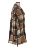Unbranded 100% Polyester Plaid Brown Coat Size S - photo 4