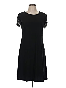 annalee and hope black dress Lace-Up Short Black Homecoming Dress with Sheer Waist– PromGirl