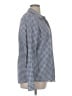 Lands' End 100% Cotton Checkered-gingham Blue Long Sleeve Button-Down Shirt Size 16 (tall) - photo 4